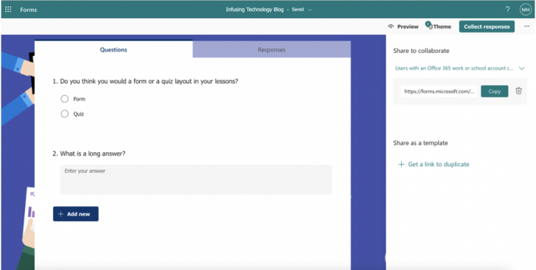 Tech Tool of the Month: Microsoft Forms – Part 2 – TeachersFirst Blog